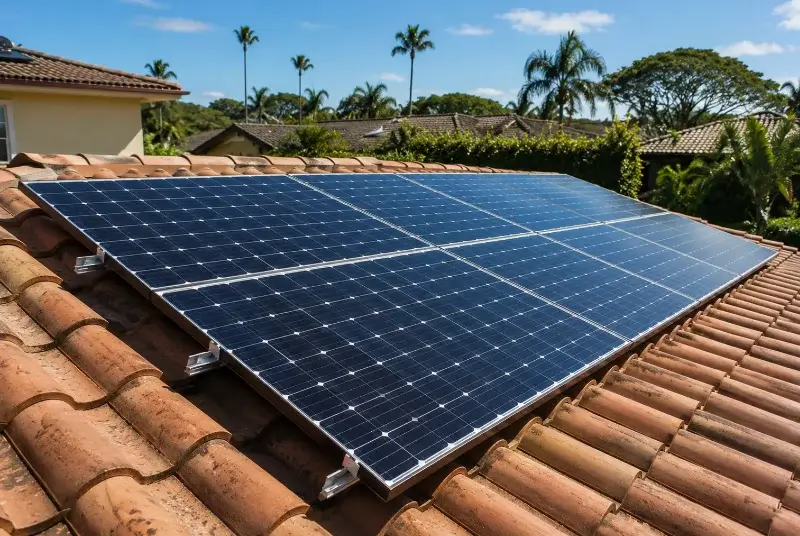 Installation de panneaux solaires à Maillezais